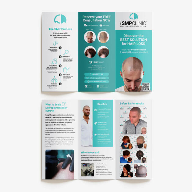 Trifold Brochure Design for SMP Clinic