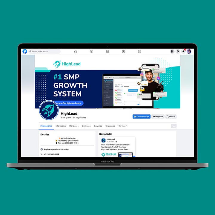 HighLead Social Media Cover Design