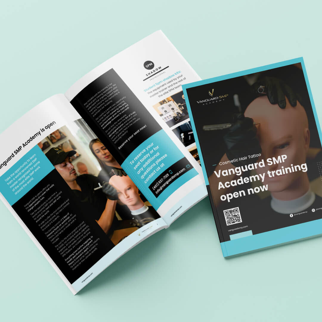 Academy Training Brochure Design for Vanguard SMP